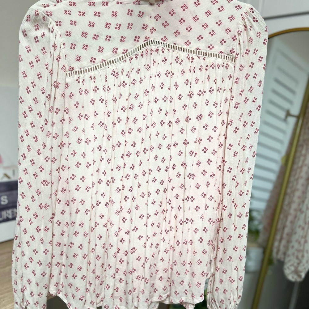 Cotton top with batik print - Picture 7 of 8